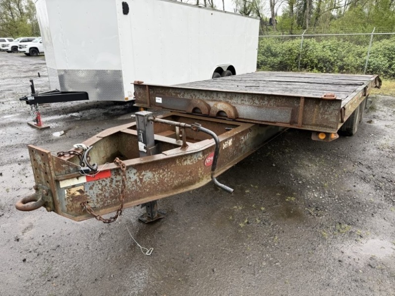 1999 Zieman T/A Tilt Deck Equipment Trailer
