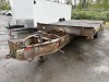 1999 Zieman T/A Tilt Deck Equipment Trailer