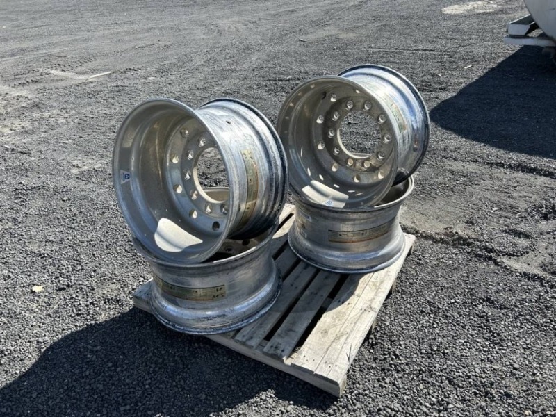 Alcoa Aluminum Truck Wheels, Qty 4