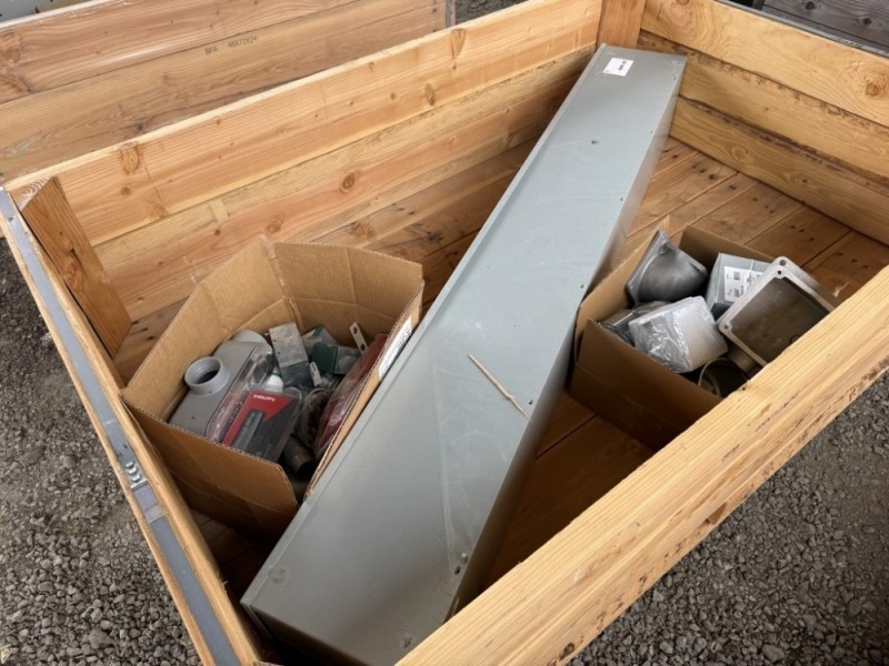 Electrical Enclosure w/Assorted Parts