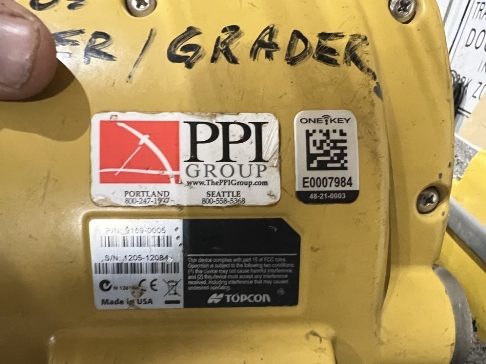 Topcon Grade Control Center | J. Stout Auction
