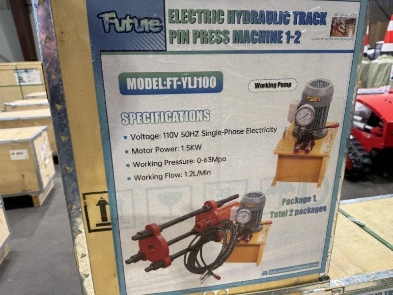 2026 Future SYLJ100 Hydraulic Track Pin Press