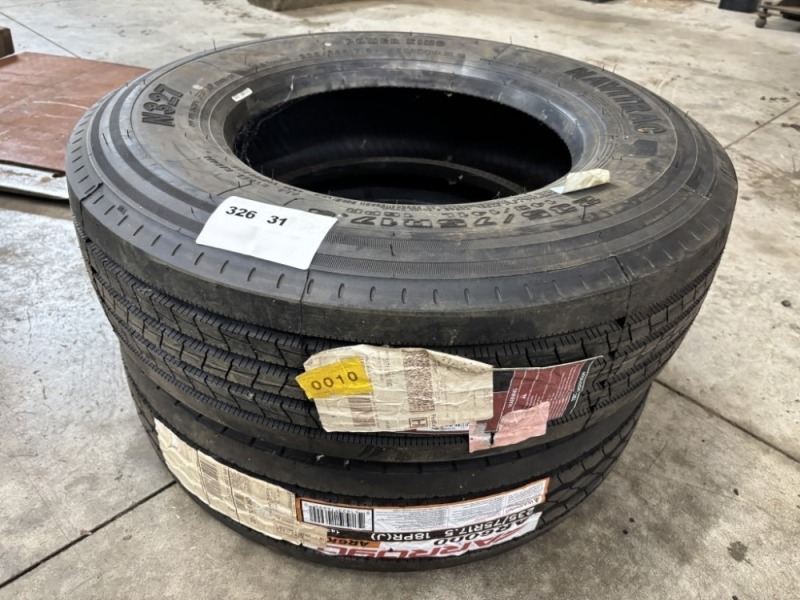 235/75R17.5 Tires, Qty. 2