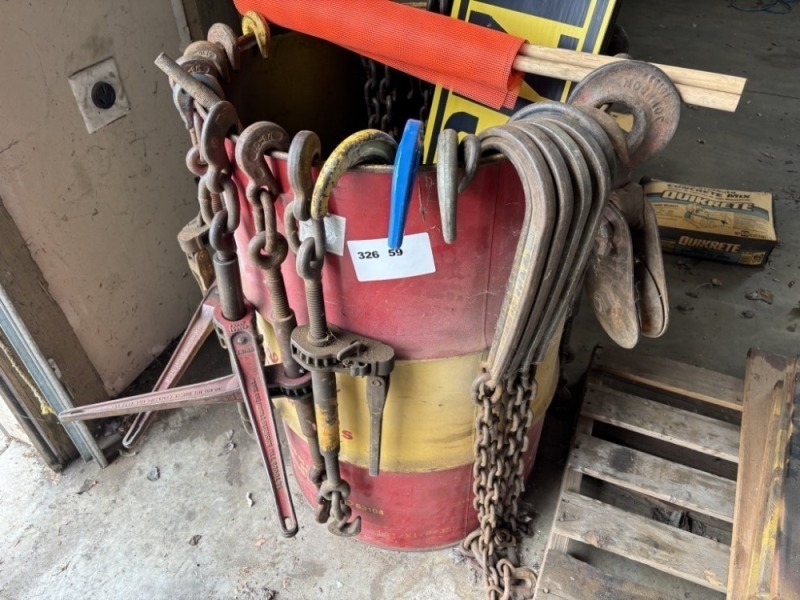 Chains, Binders & Metal Drum