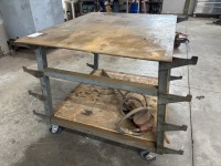 Metal Work Table & Fill-Rite Pump