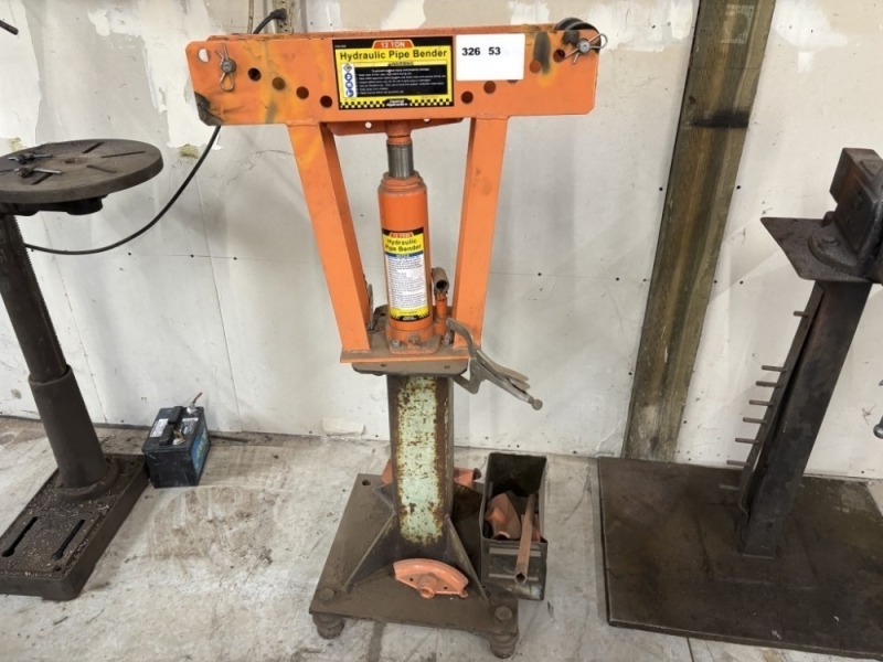 Central Hydraulic 12 Ton Pipe Bender