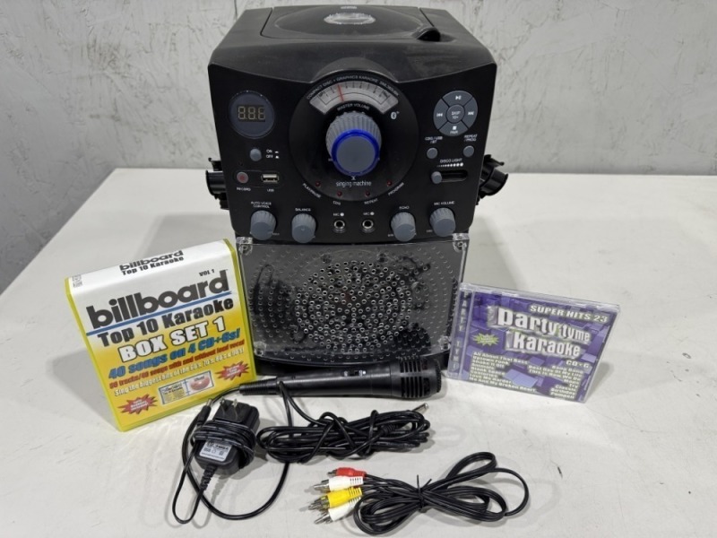 2018 Singing Machine SML385UBK Karaoke System