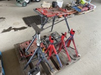 Ridgid Pipe Stands & Milwaukee Vise