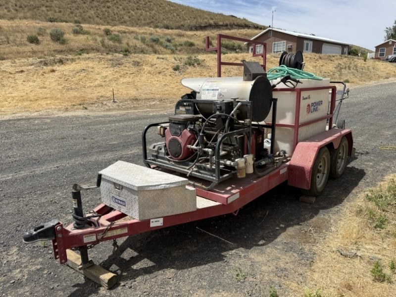 2016 Power Line Pressure Washer Trailer