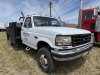 1993 Ford F350 XLT 4X4 Flatbed Truck - 2