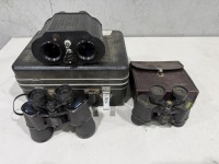 Binoculars w/Cases, Qty. 3
