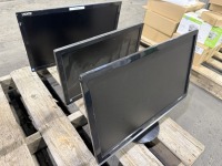 Sceptre, Dell & AOC PC Monitors, Qty. 3