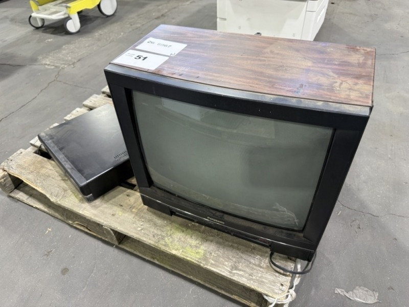 Panasonic 20" Color TV & RCA VHS VCR