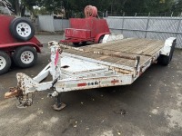 2007 Great Northern Tilt Deck Equipment Trailer