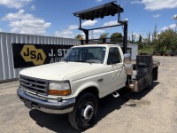 1997 Ford F-Super Duty Flatbed Truck