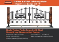 2026 EarthyGrounds Timber & Steel Gate
