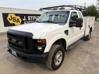 2009 Ford F350 XL SD Extra Cab 4X4 Utility Truck