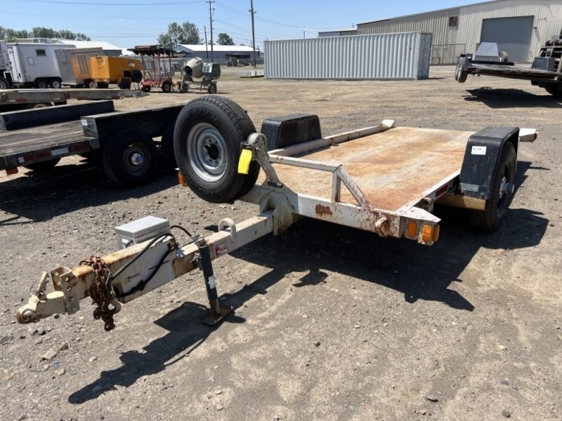 1993 Charles MAC S/A Tilt Deck Equipment Trailer