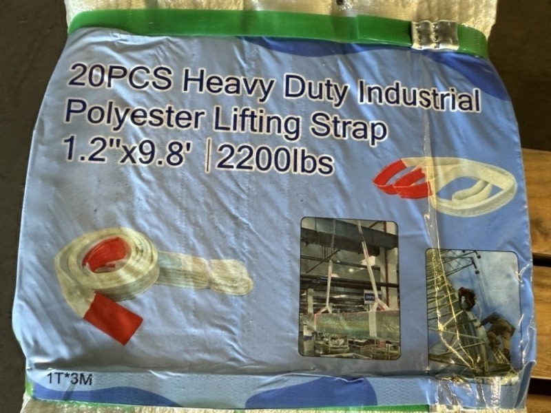 2026 Polyester Lifting Straps, Qty. 40