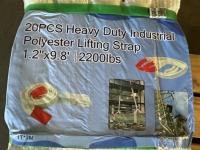 2026 Polyester Lifting Straps, Qty. 40