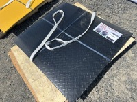 2026 Black 3' x 4' Steel Diamond Plate Qty 20