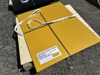 2026 Yellow 3' x 4' Steel Diamond Plate Qty20
