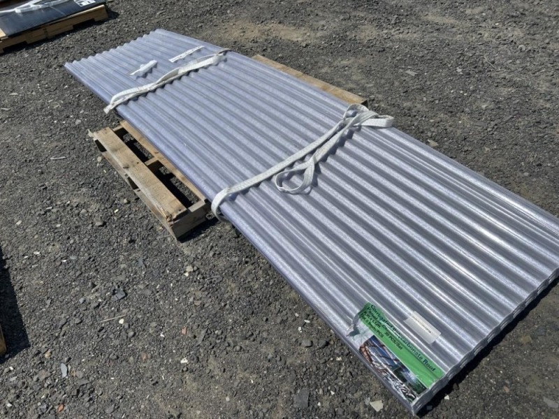 2026 Clear 12' x 3' Poly Roof Panels, Qty. 30