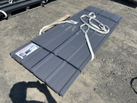 2026 Grey 8' x 3' Metal Roof Panels, Qty. 70