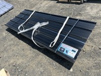 2026 Black 8' x 3' Metal Roof Panels, Qty. 30
