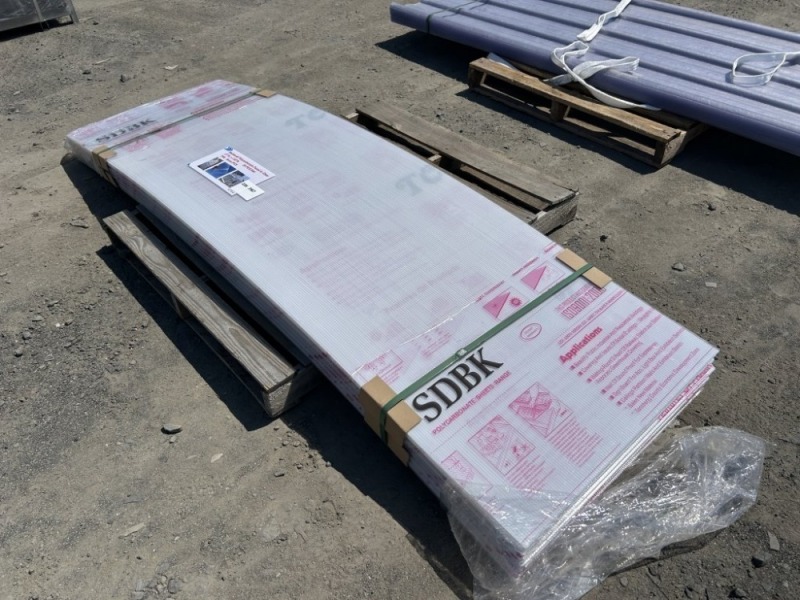 2026 8' x 27" Multi-Wall Poly Panes, Qty. 20