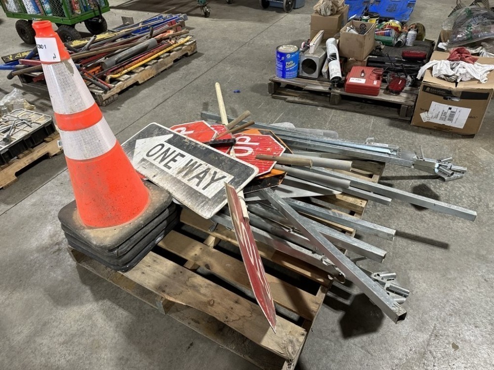 Flagging Signs | J. Stout Auction