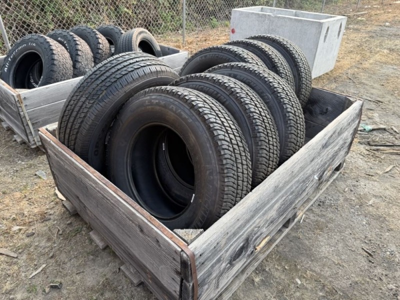 LT245/75R17 & P265/70R18 Tires, Qty. 7