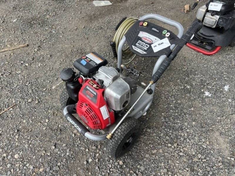 2021 Simpson 3,400PSI Pressure Washer