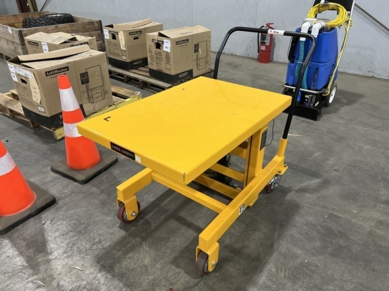 2,000lb Utility Lift Table Cart