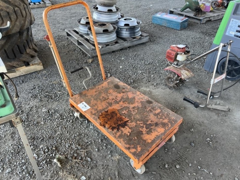 Utility Lift Table Cart