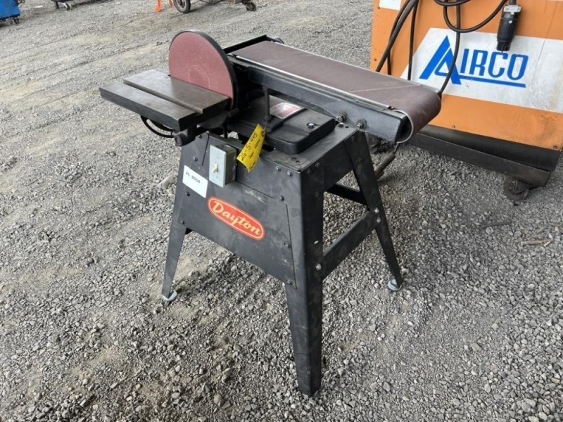 1986 Dayton 3Z293A Belt/Disc Sander