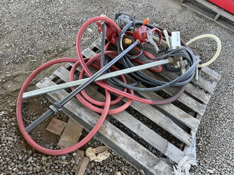 Rotary Fuel Pumps w/Hoses & Nozzles