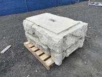 3' x 4' Concrete Retaining Wall