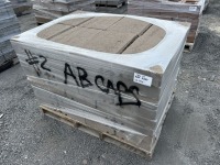 4" Solid AB Concrete Cap Blocks, Qty. 64