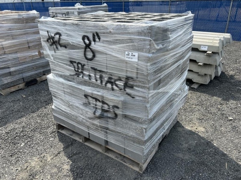 8" Hollow SF Concrete Blocks, Qty. 90