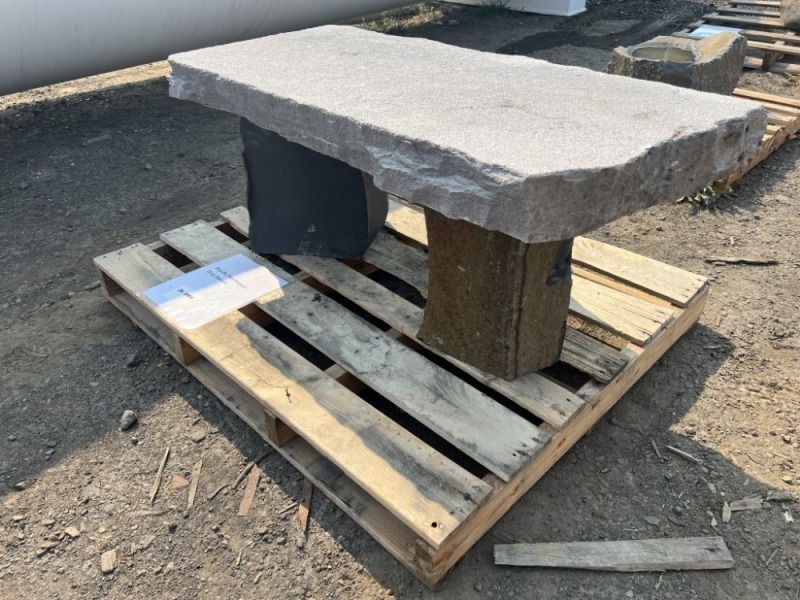 Pacific Northwest Gray Bench