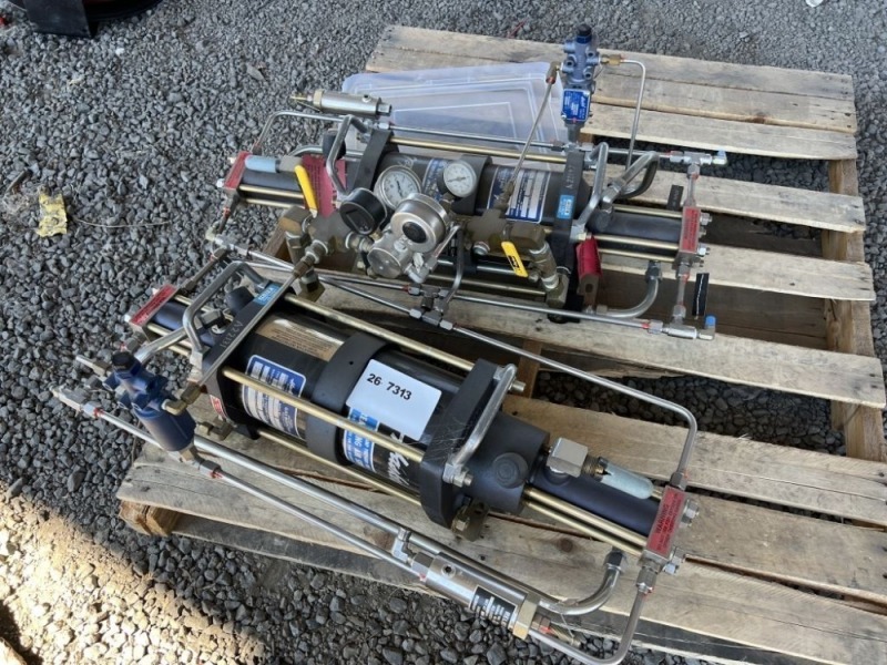 Haskel Breathing Air Booster Pumps Qty 2