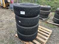 255/65R17 Studded Tires w/Wheels, Qty. 4