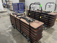 Stackable Tables w/Cart, Qty. 6
