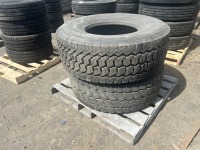 Michelin 445/65R22.5 Tires, Qty. 2