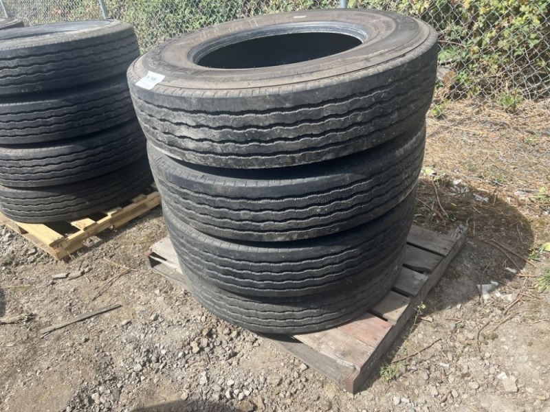 BFGoodrich 11R24.5 Tires, Qty. 4