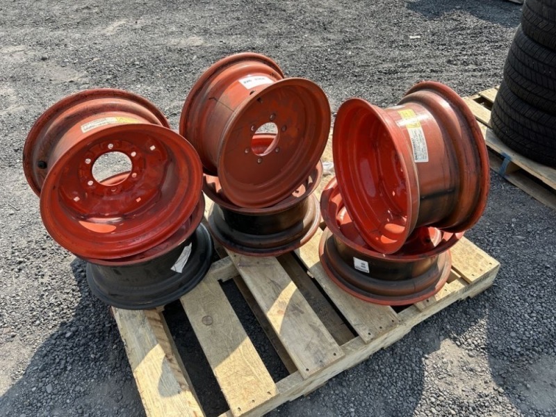 6 Lug Kubota Tractor Wheels, Qty. 6