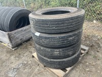 BFGoodrich 11R24.5 Tires, Qty. 4