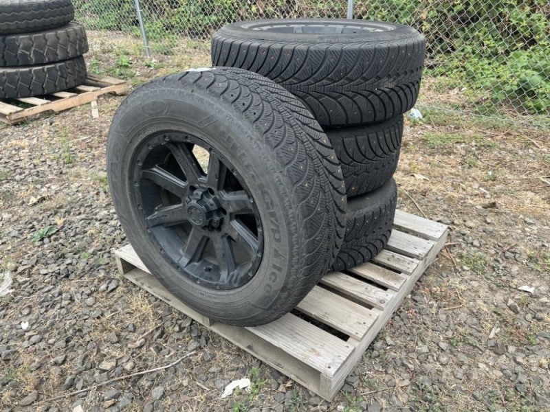 265/65R18 Studded Tires w/Wheels, Qty. 4