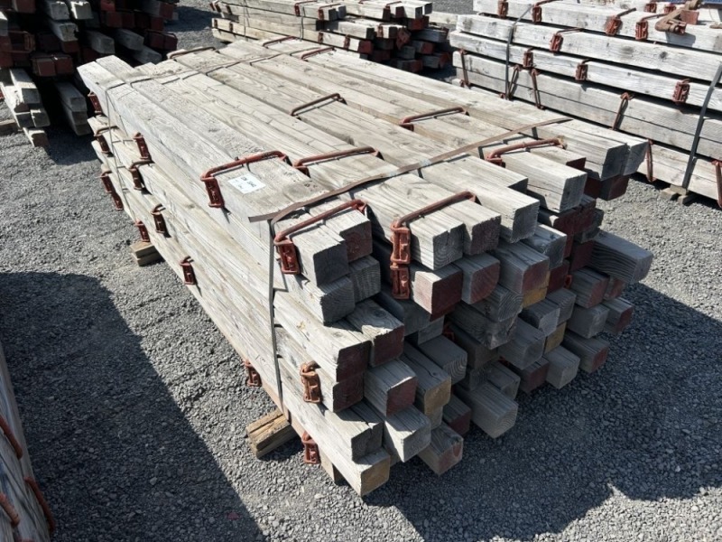 7' Wood Shoring W/Ellis Shore Clamps